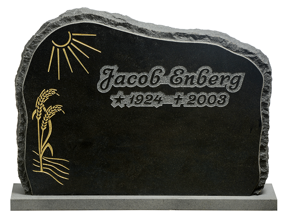 Låg bred gravsten GK1006-D